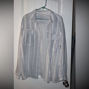 ANA, Large Stripe long sleeve shirt